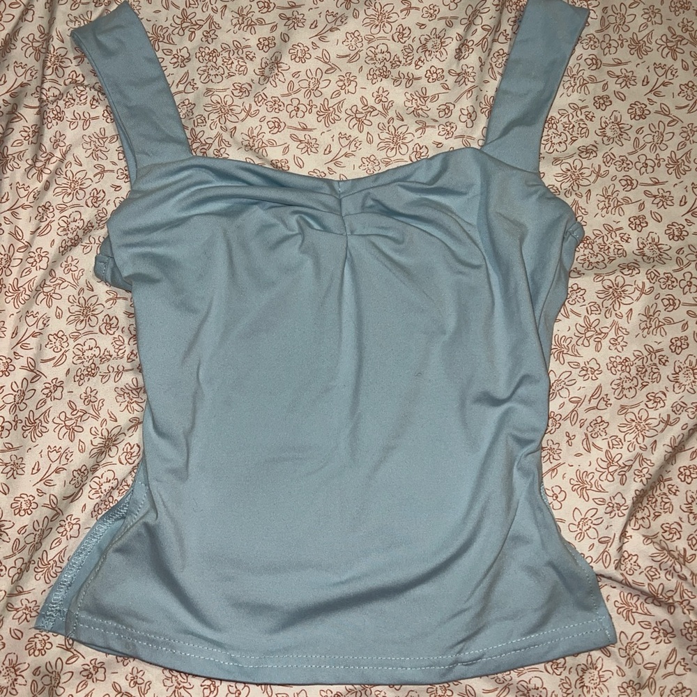Elegant Blue Women's Top